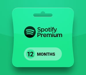 Spotify 12-month Premium Account
