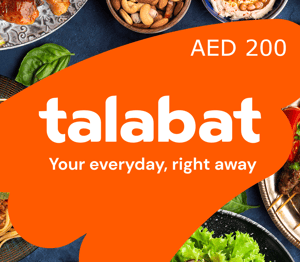 talabat AED 200 Gift Card AE