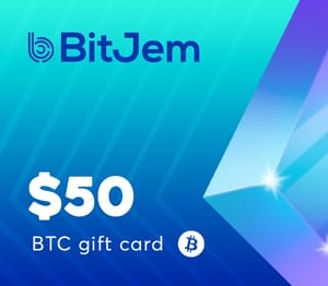 BitJem Crypto Gift Card (BTC) $50