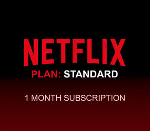 Netflix – 1 month Standard Plan Account