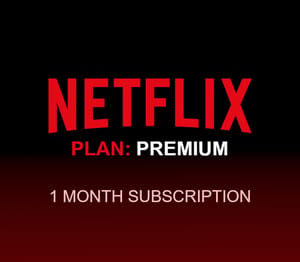 Netflix – 1 Month Premium Plan Account