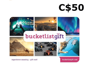 BucketlistGift C$50 Gift Card CA