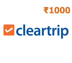 Cleartrip Flights & Hotels INR 1000 Gift Card IN