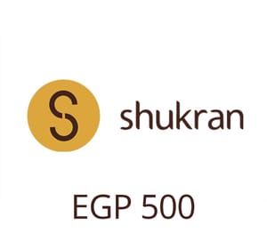 Shukran 500 EGP Gift Card EG