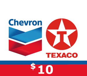 Chevron and Texaco $10 Gift Card US