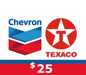 Chevron and Texaco $25 Gift Card US
