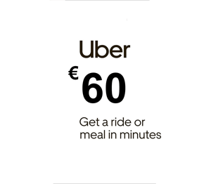 Uber €60 DE Gift Card