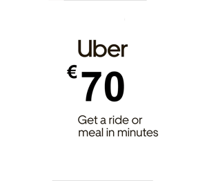 Uber €70 DE Gift Card