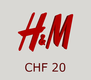 H&M 20 CHF Gift Card CH