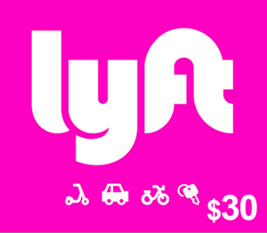 LYFT $30 Gift Card US