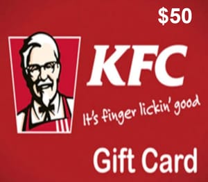 KFC $50 Gift Card US
