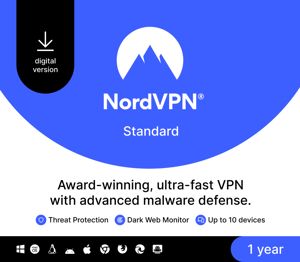 NordVPN Standard Global Digital Key (1 Year / 10 Devices)