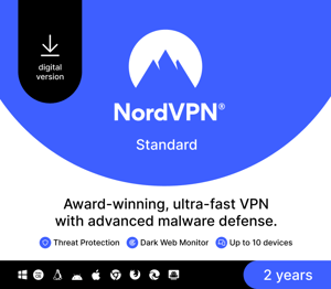 NordVPN Standard Global Digital Key (2 Years / 10 Devices)
