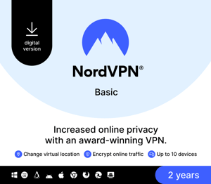 NordVPN Basic Global Digital Key (2 Years / 10 Devices)