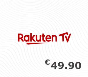 Rakuten TV EUR 49.90 Gift Card FR