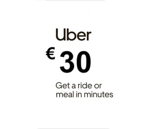 Uber EUR 30 Voucher EU
