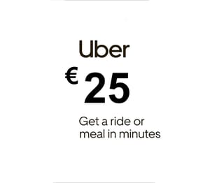 Uber EUR 25 Voucher
