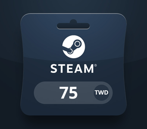 Steam Wallet TWD 75 Gift Card TW