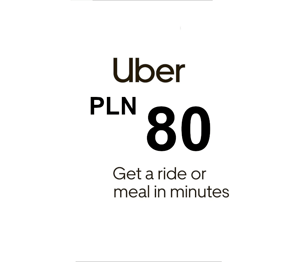 Uber PLN 80 Gift Card PL