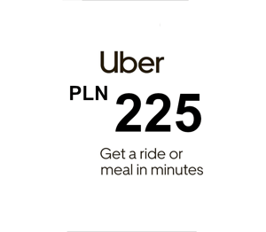 Uber PLN 225 Gift Card PL