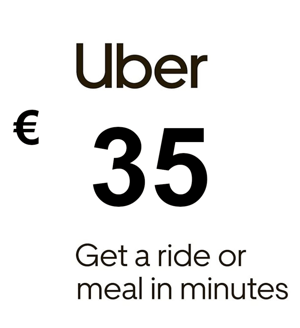 Uber EUR 35 Gift Card ES