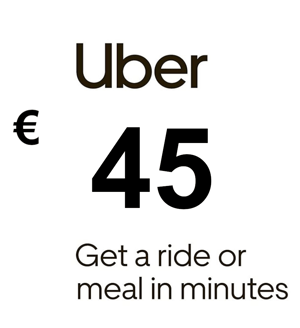 Uber EUR 45 Gift Card ES