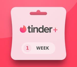 Tinder Plus – 1 Week Subscription Key NL