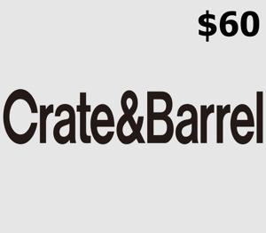 Crate and Barrel USD 60 Gift Card US