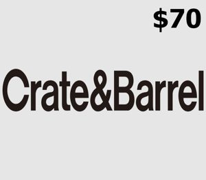Crate and Barrel USD 70 Gift Card US