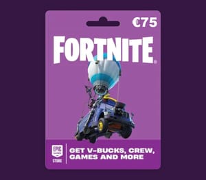 Fortnite EUR 75 Epic Games Gift Card IE