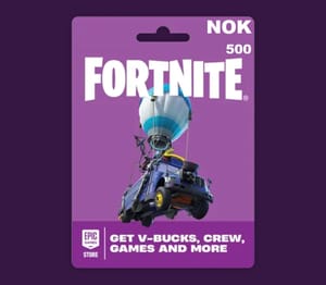 Fortnite NOK 500 Epic Games Gift Card NO