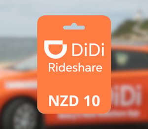 Didi Rideshare NZD 10 Gift Card NZ